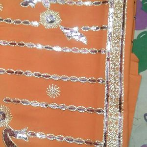 UnStich Suit With Dupatta.