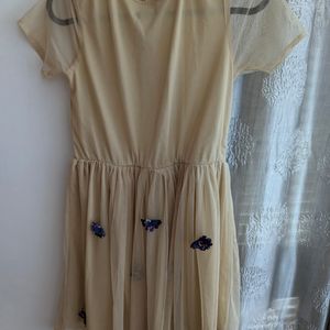 Beige Color Dress Size S