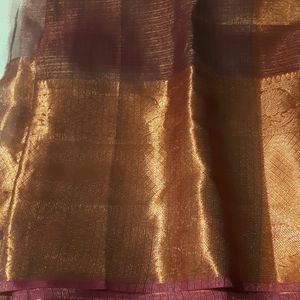 Light Weight Copper silk Saree