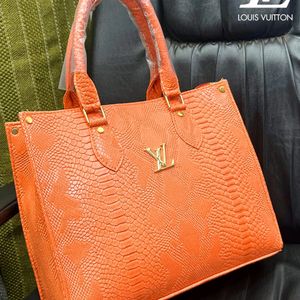 Croco Leather Bag