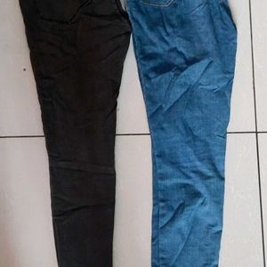 Jeggings Black/Blue