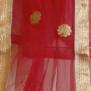 Gold & Red Lehenga Choli