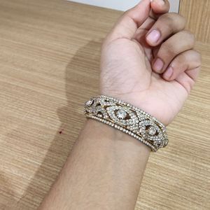 Silver Stone Bangle