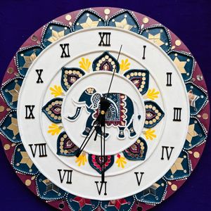 Mandala Art Wall Clock