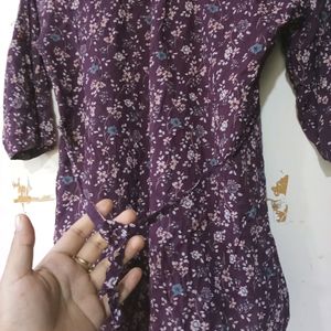 Floral Tunic With Belt