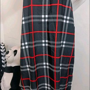 Plus Size Checked Kurti