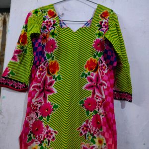 Designer Kurti With Dupatta