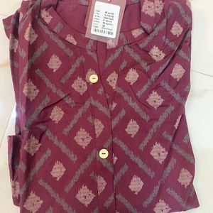 Collar Type Kurti For Womens