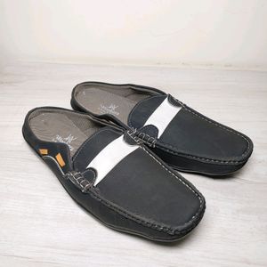 Synthetic Leather Casual Mules for Men –