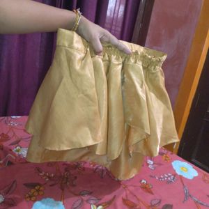 Mini Skirt With Shining Fabric