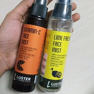 Luster Cosmetics Face Mist Pack Of 2!! NEW ONE!!?