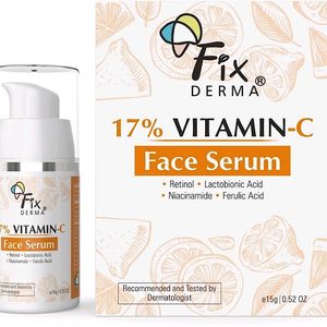 Fixderma 17% Vitamin C Face Serum for Glowing Skin