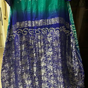 Bandhej A- line Kurti