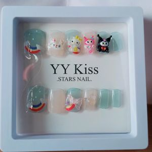 Sanrio. Artificial Nails Ech Box 100/- 🆕