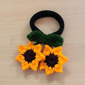 Crochet Hair Tie 🌻🌻