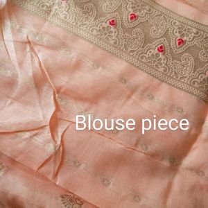 New Premium Cotton Linen Saree