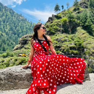 Polka Dot Red Dress