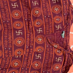 Traditional printed kurta women