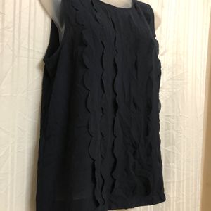 Blue Sleeveless Top