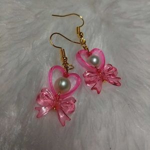 Cute Pink Earrings 🎀✨