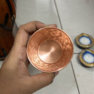 PURE COPPER GLASSES & DIYAS