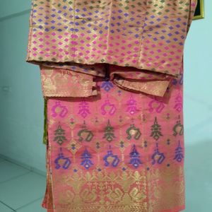 Pink Patola Saree