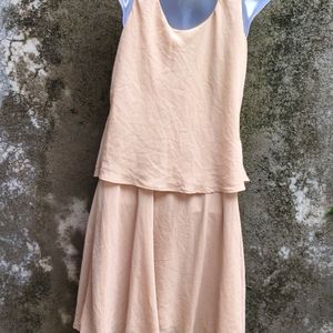 CUTE KHAKI COLOUR DRESS