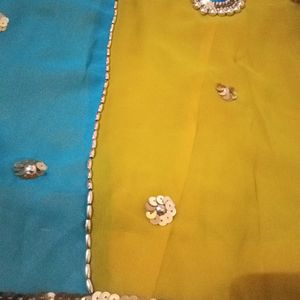 Lehenga Choli And Dupatta Semi Stitched