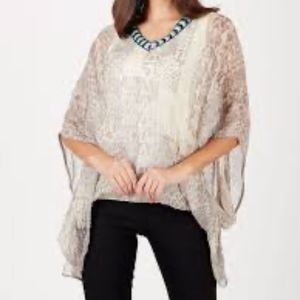 Label Ritu Kumar Geometric Kaftan Top