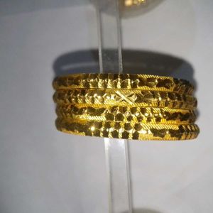 Golden Bangle Set