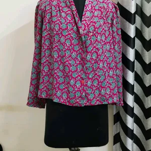 Blazer Type Plus Size Top