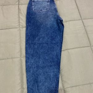 ONLYAcid-Wash Distressed Loose-Fit Jeans