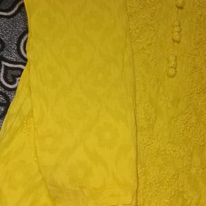 Yellow Beautiful Kurta✨