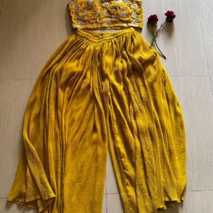 Mustard Colour Three Piece Set