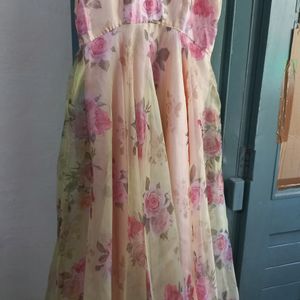 This Is Beautiful Organza Long Dress