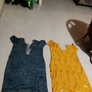 Combo Of Two Kurti And Suit Set