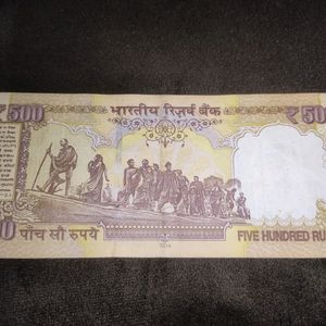 Old 500rs Note India For Sale.