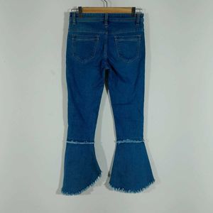 Mid Blue Bootcut Jean's For Women's