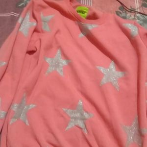 Pink Silver Star, Sweatshirt