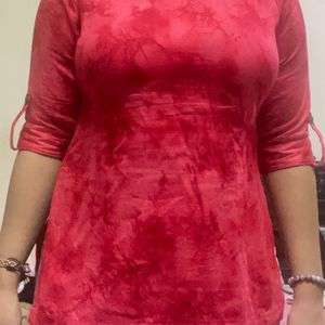 Tie-Dye Short Kurta