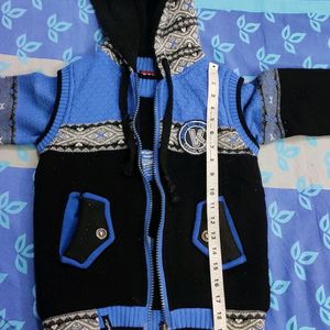 Woolen Jacket With Inner Sweater