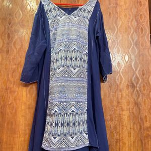 Navy Blue Kurta