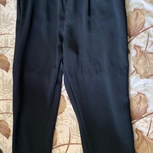 Mango Navy Blue Trouser