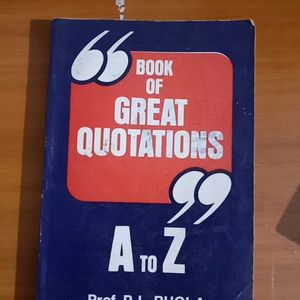 book of great quotations