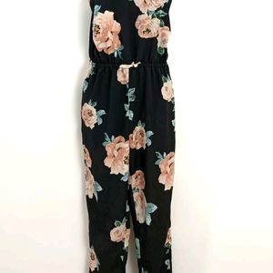 Forever 21 Floral Blogger Style Jumpsuit