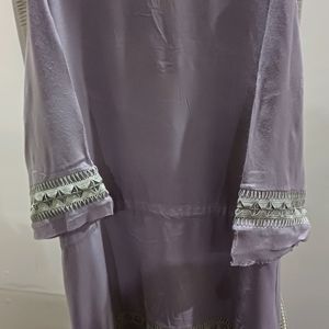 Grey Lace Tunic