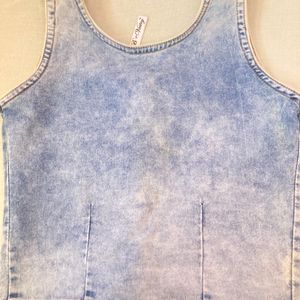 Denim Crop Top