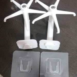 2 Pc 360° Rotable Hook For Kitchen