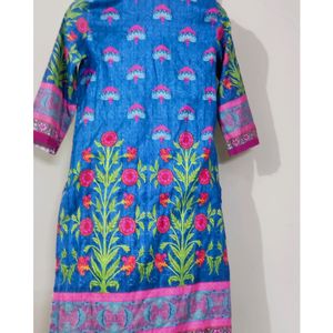 Beautiful Multi Colour VELVET KURTA