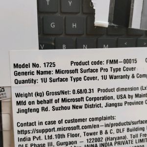 2 Spare Keyboards For Surface Pro